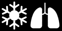 Iconos de cáncer y pulmón