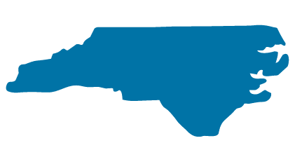 North Carolina shaped image
