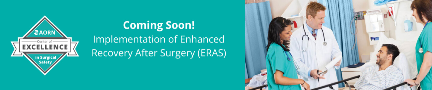 Banner announcing the Implementation in ERAS