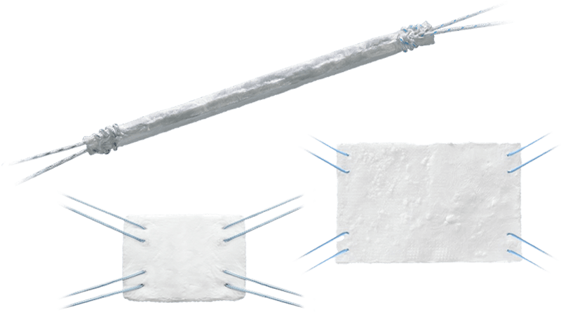 Tres versiones de Biobrace de diferentes tamaños