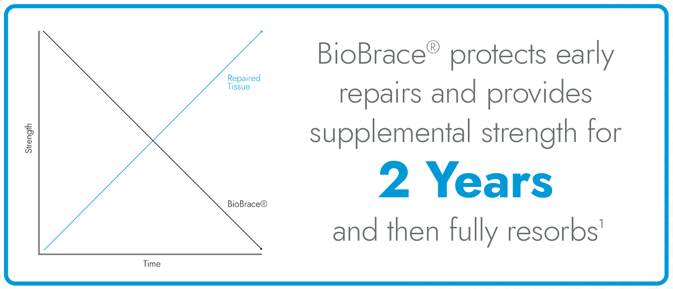 Graph Showing BioBrace Resorb