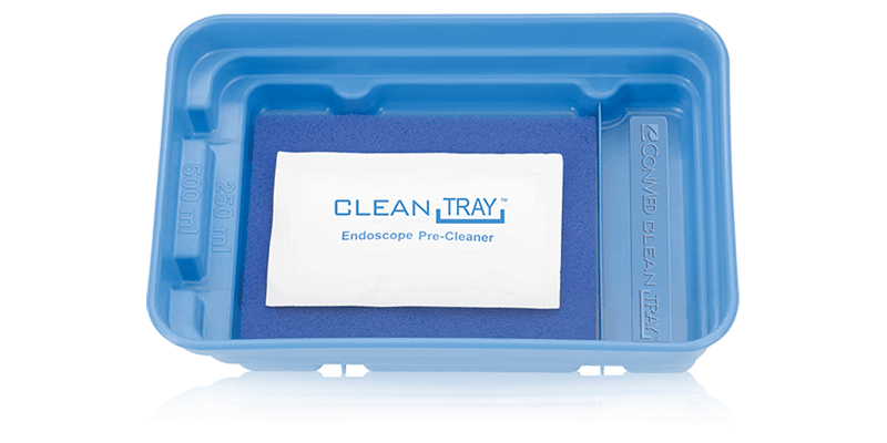 Draufsicht des Cleantray-Endoskop-Vorreinigungssystems