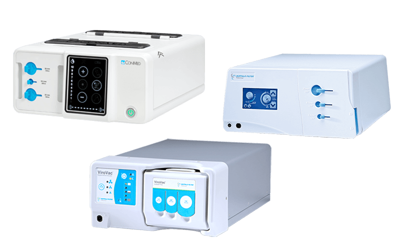 angled view of virovac, visiclear, and px5