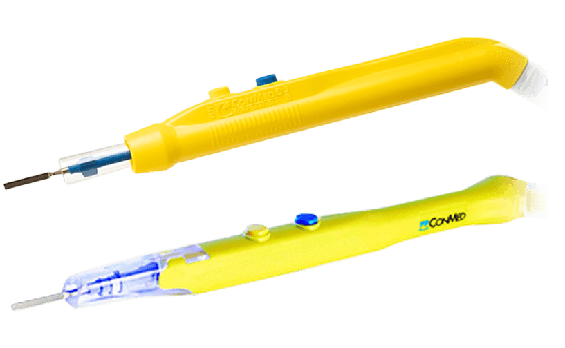 Dos lápices de humo amarillos Goldvac