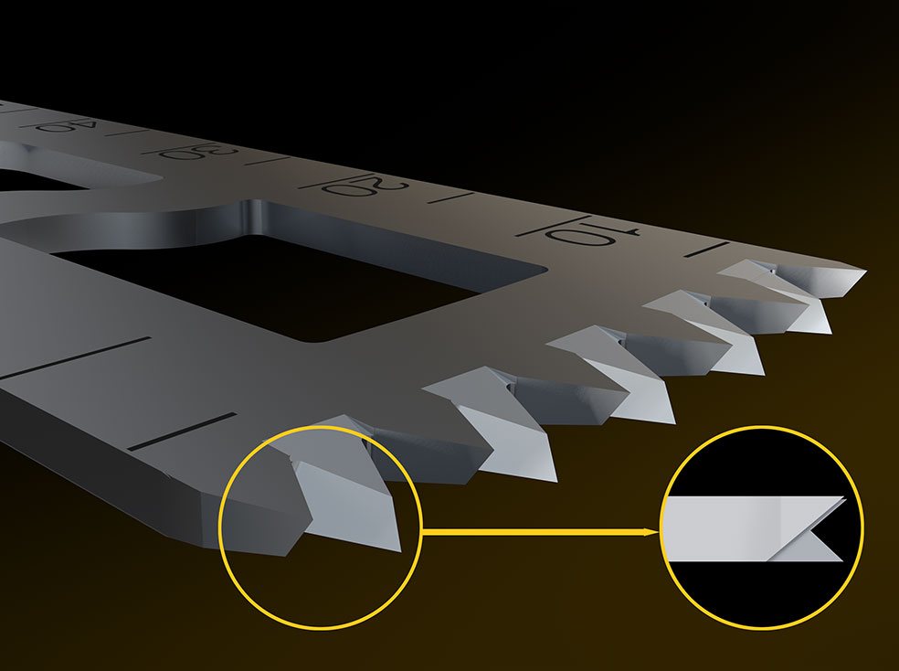 Closeup of the Dual Compatibility – Switch Blades