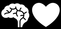 Brain and Heart icons